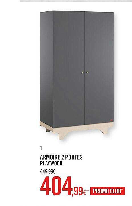 armoire 2 portes playwood
