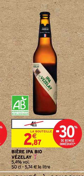 bière ipa bio vézelay