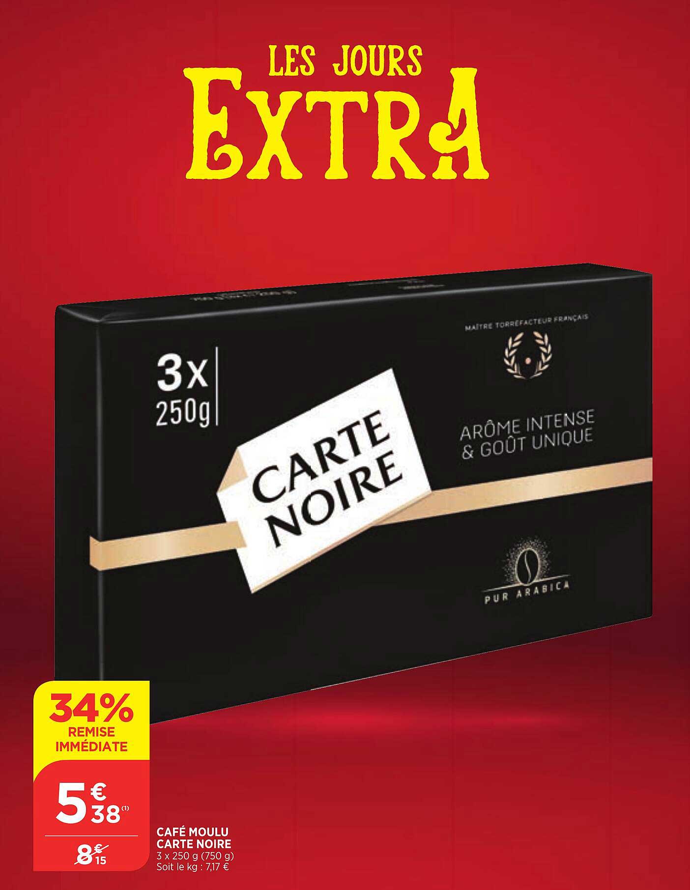 Café Moulu Carte Noire
