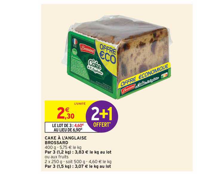 cake a l'anglaise brossard