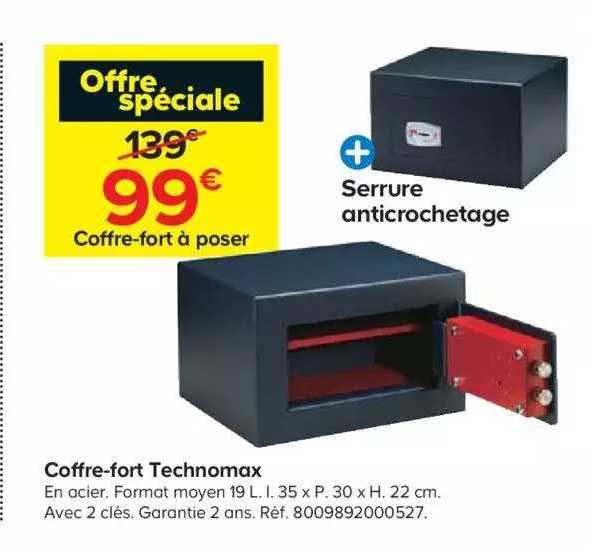 coffre-fort technomax