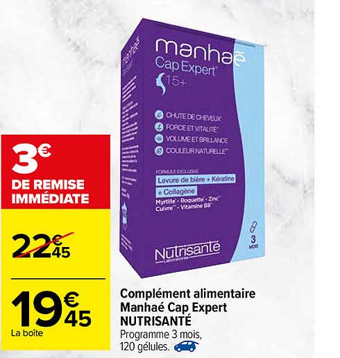 complement alimentaire manhae cap expert nutrisante