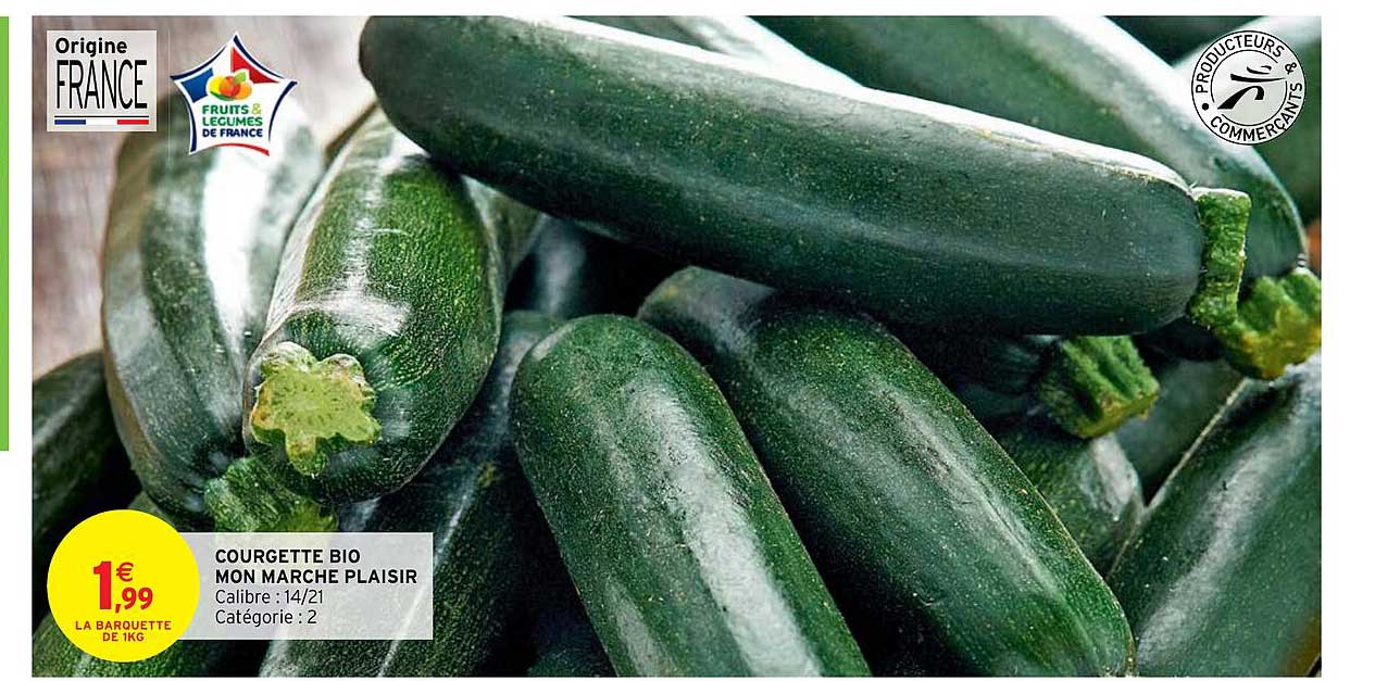 courgette bio mon marché plaisir