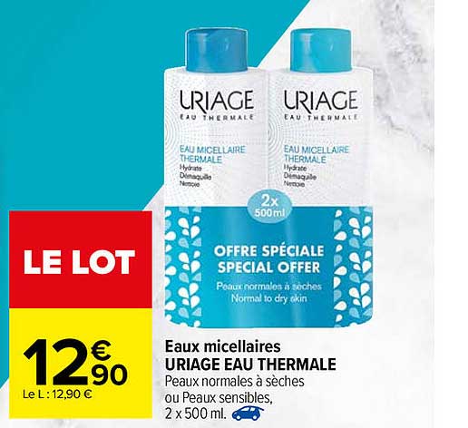 eaux micellaires uriage eau thermale
