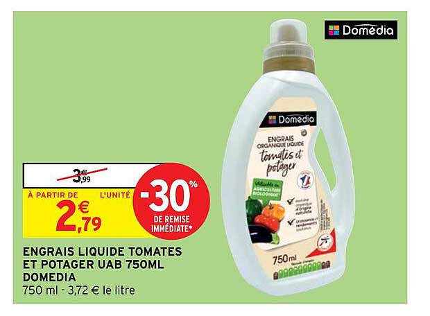 engrais liquide tomates et potager uab 750 ml domedia