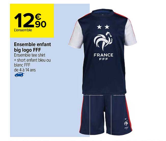 ensemble enfant big logo fff