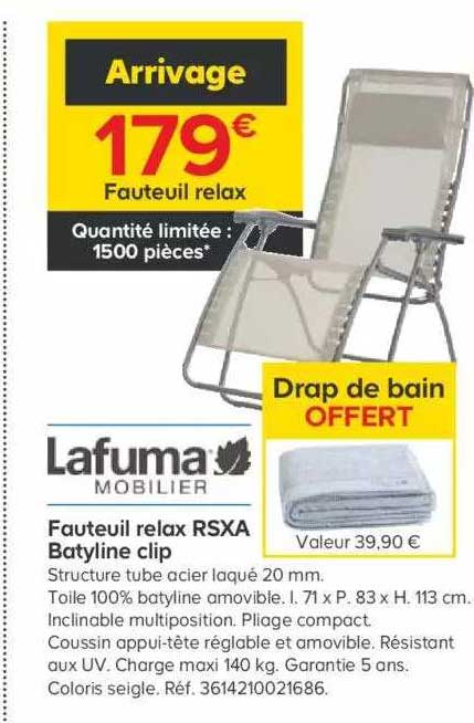fauteuil relax rsxa babyline lip