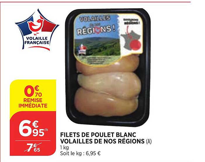 Filets De Poulet Blanc Volailles De Nos Régions
