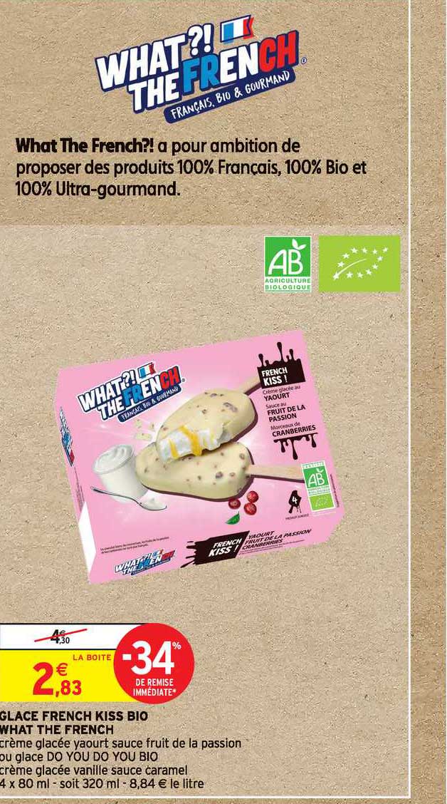 glacé french kiss bio what the french