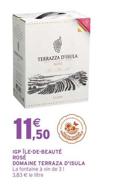 igp île-de-beauté rosé domaine terraza d'isula