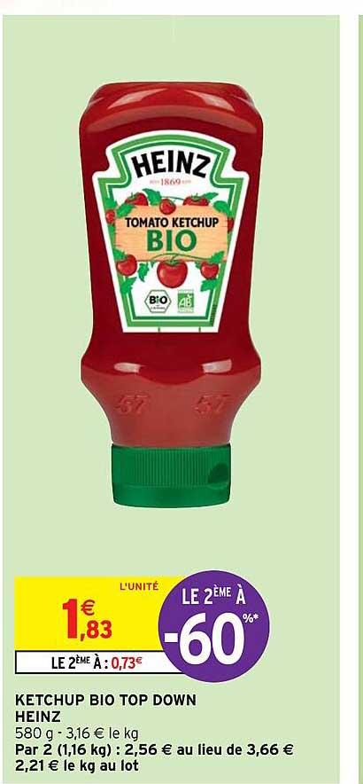 ketchup bio top down heinz