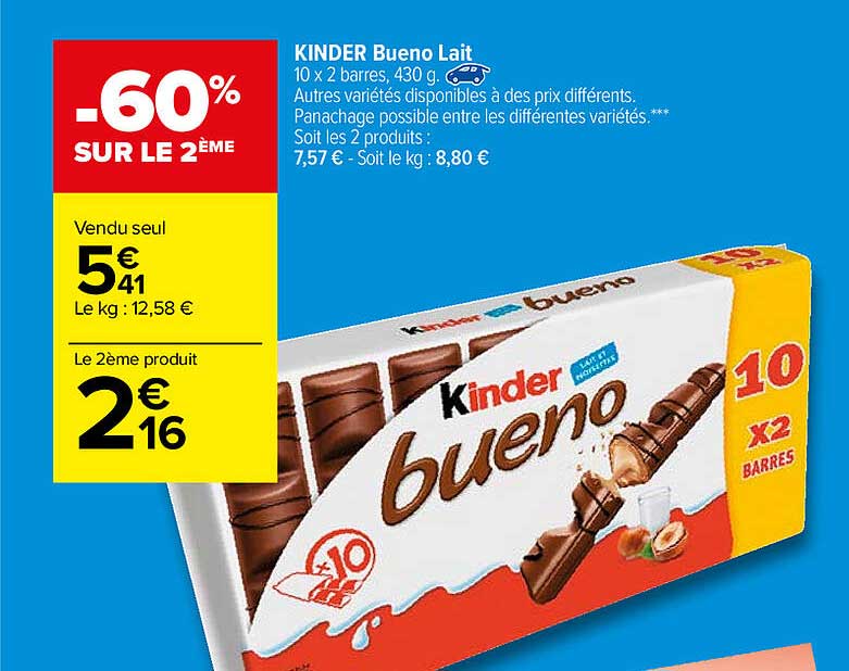 Kinder Bueno Lait