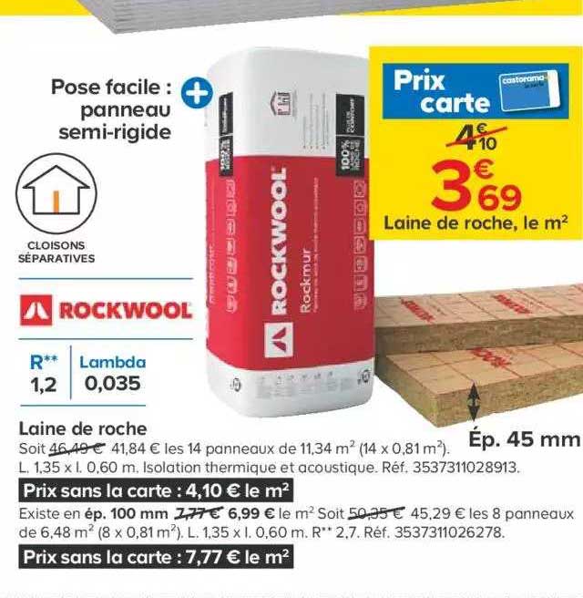 laine de roche rockwool