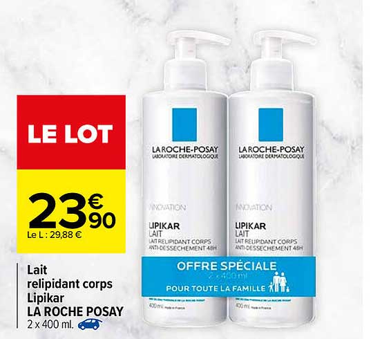 lait relipidant corps lipikar la roche posay