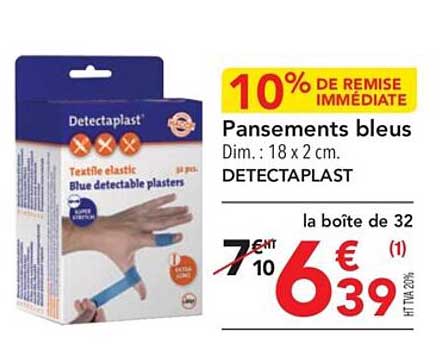 Pansements Bleus Detectaplast