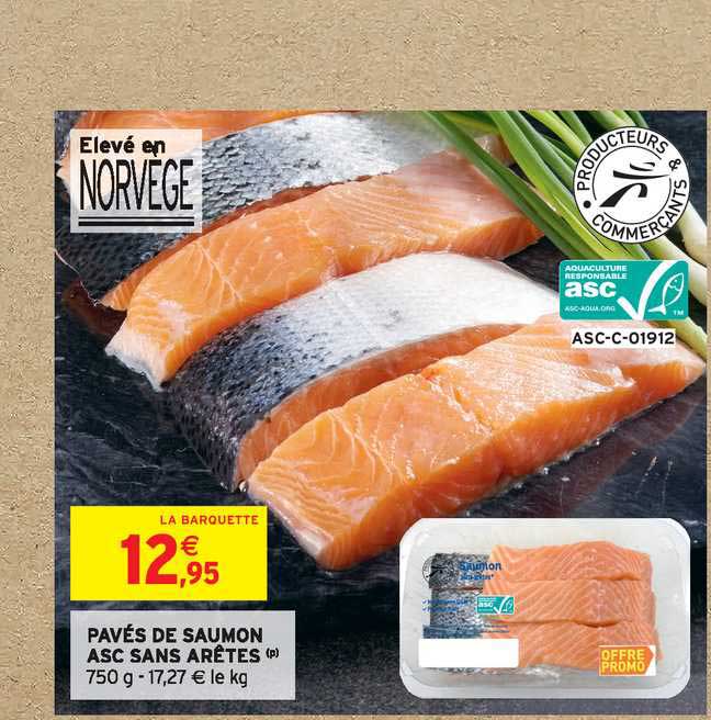 Pavés De Saumon Asc Sans Arêtes