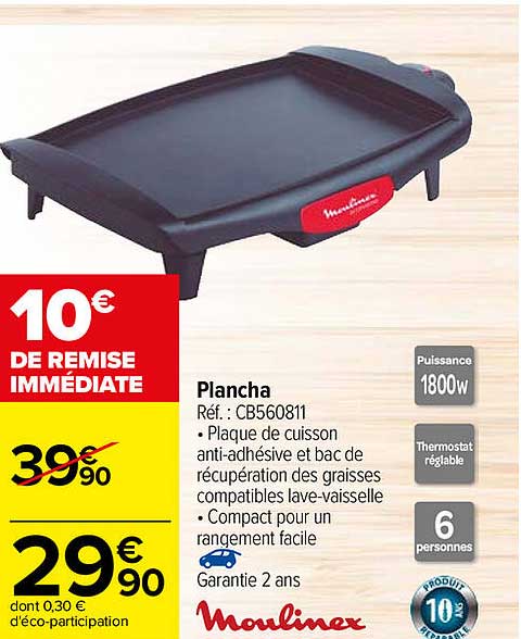 Plancha Moulinex