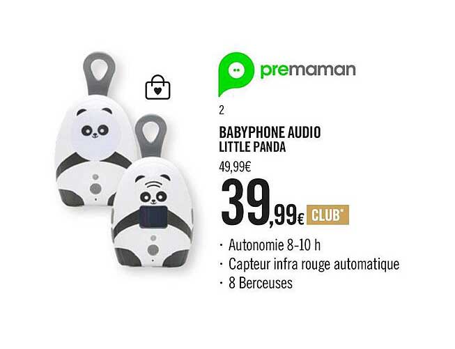 premaman babyphone audio little panda