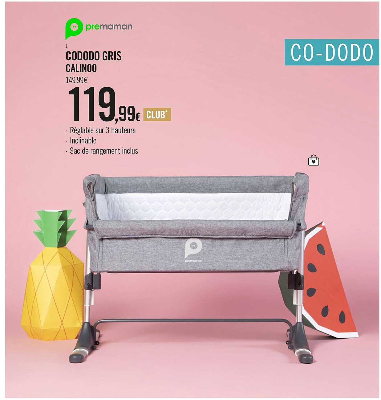 Premaman Cododo Gris Calinoo