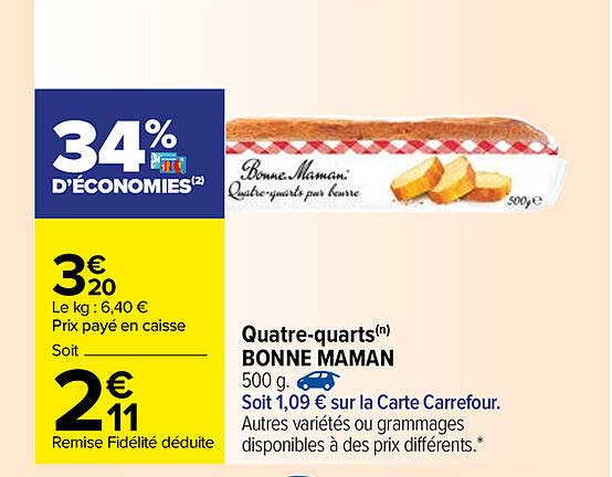 quatre-quarts bonne maman