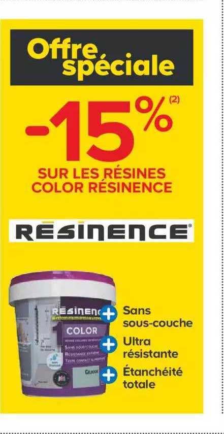 résines color résinence