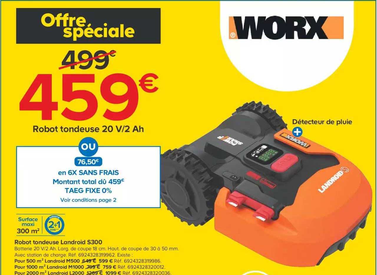 Robot Tondeuse Landroid S300 Worx