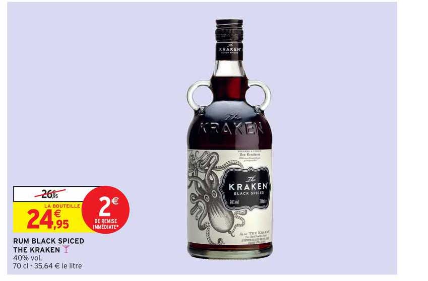 rum black spiced the kraken
