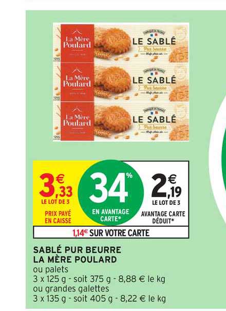 sablé pur beurre la mère poulard