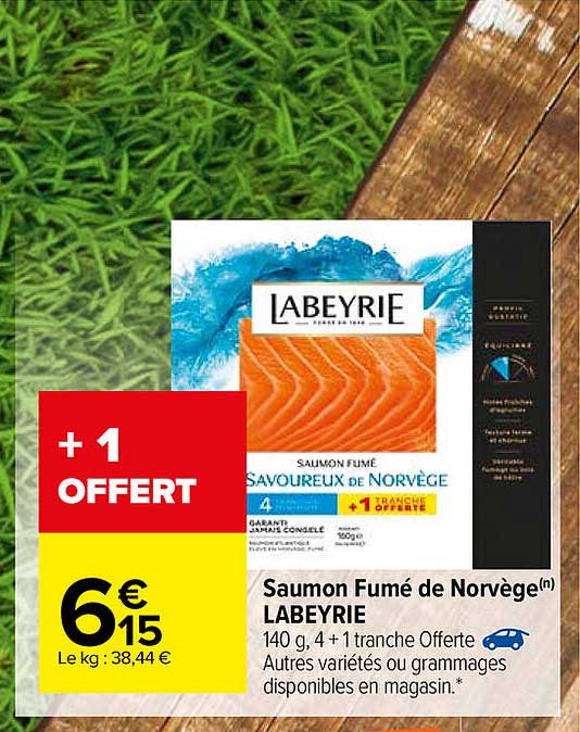 Saumon Fumé De Norvège Labeyrie