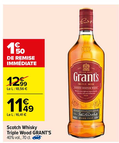 Scotch Whisky Triple Wood Grant's