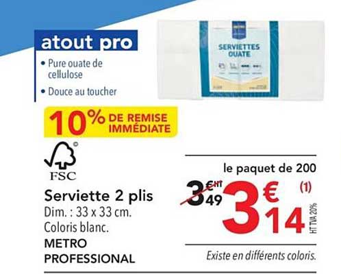 serviette 2 plis serviette 2 plis