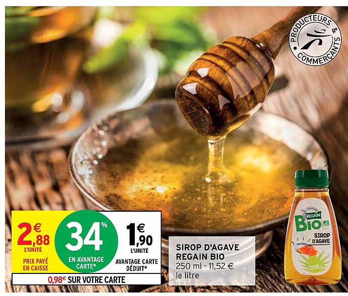 sirop d'agave regain bio