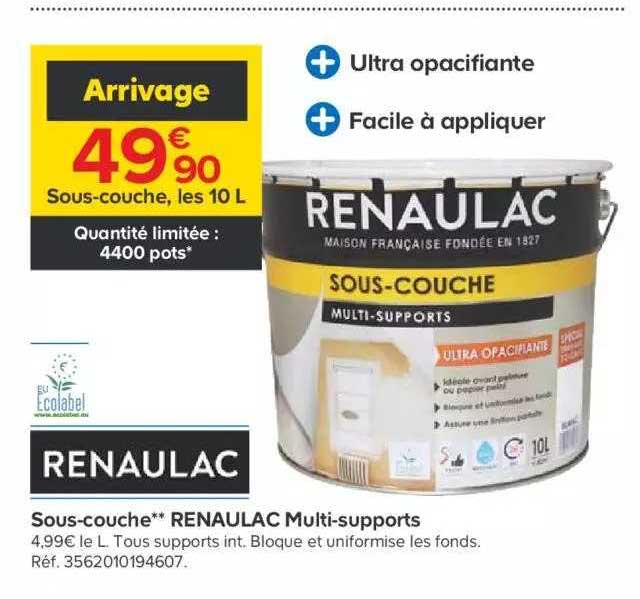 sous-couche renaulac multi-supports