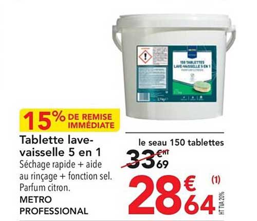 tablette lave-vaisselle 5 en 1