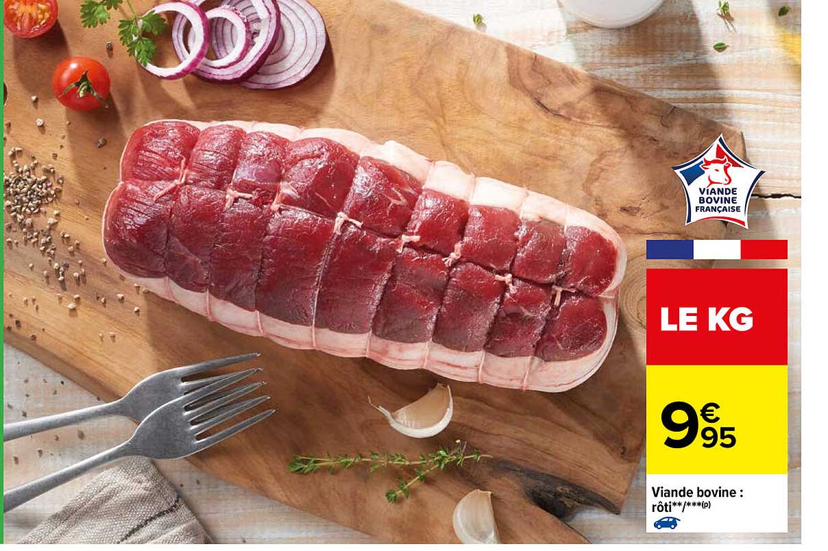 Viande Bovine : Roti