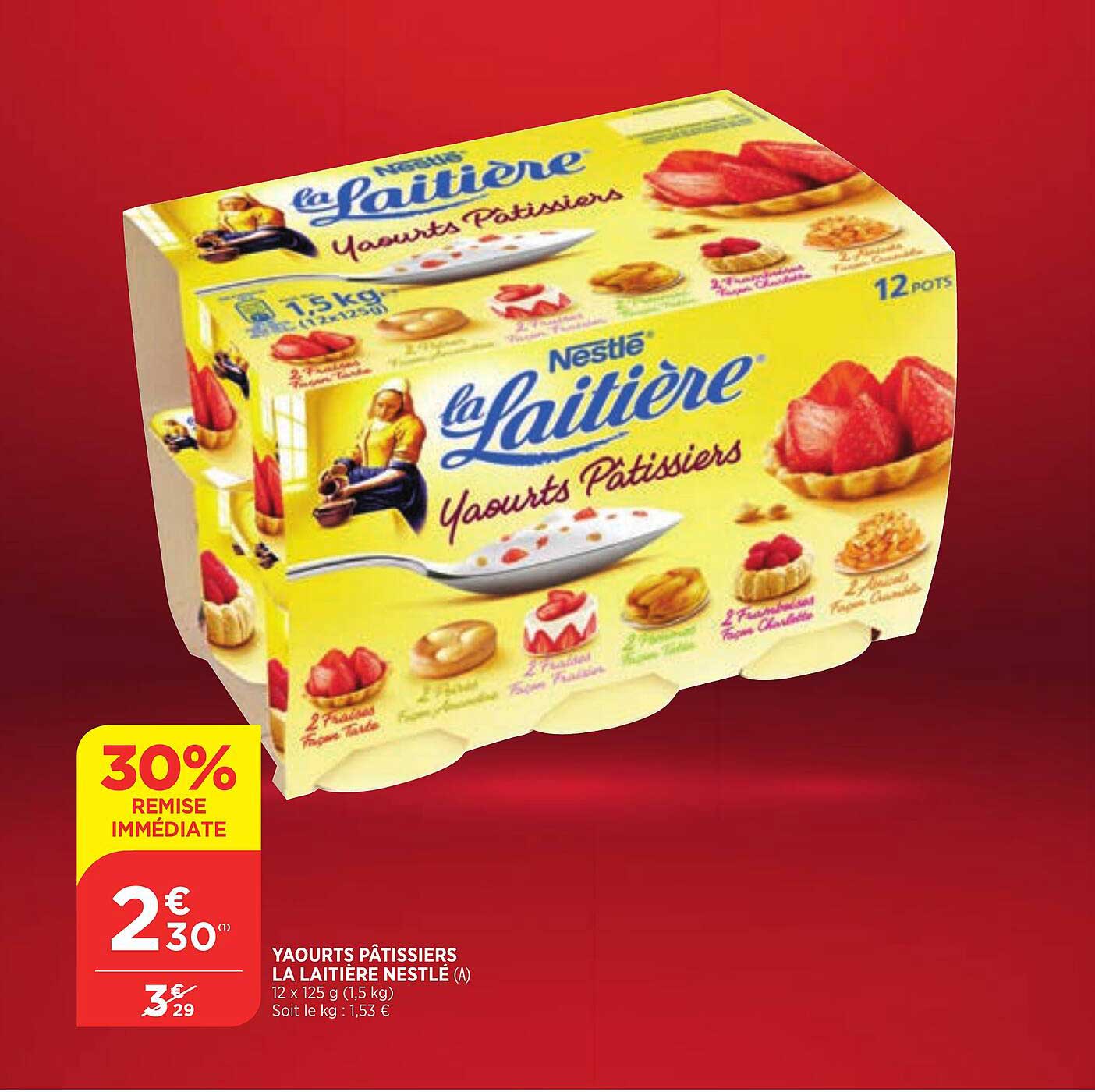 yaourts pâtissiers la laitière nestlé