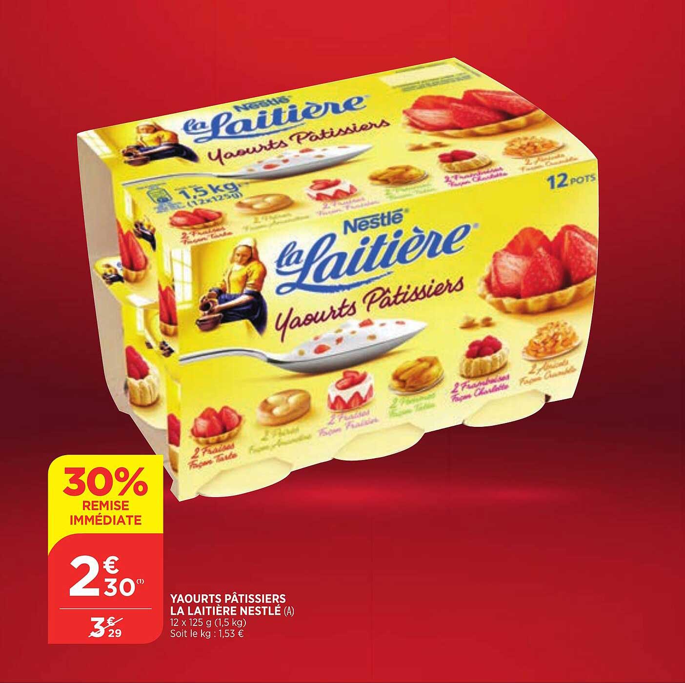 yaourts pâtissiers la laitière nestlé