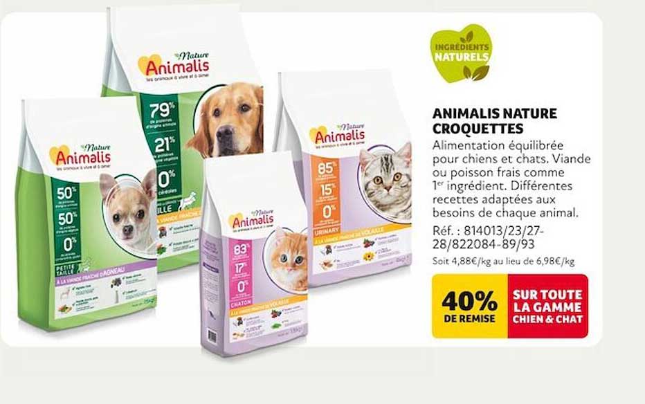 animalis nature croquettes