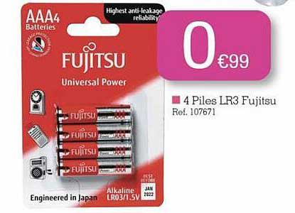 fujitsu 4 piles lr3