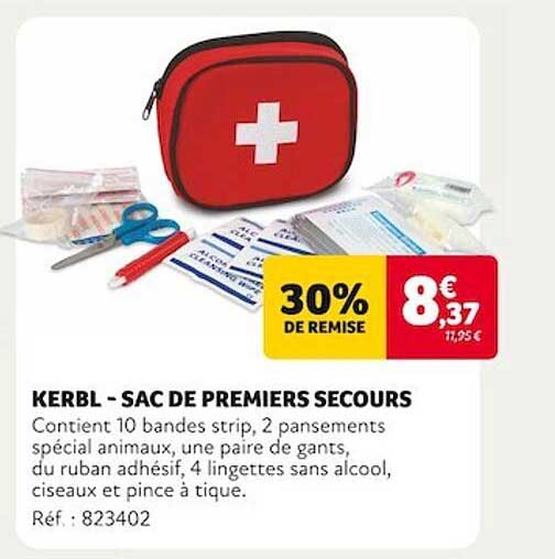 kerbl - sac de premiers secours