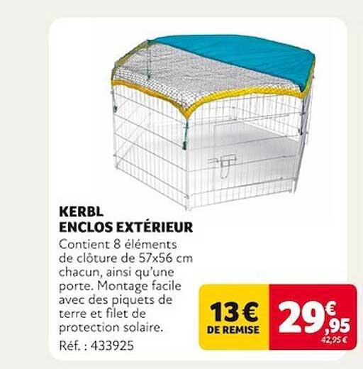 kerbl enclos extérieur