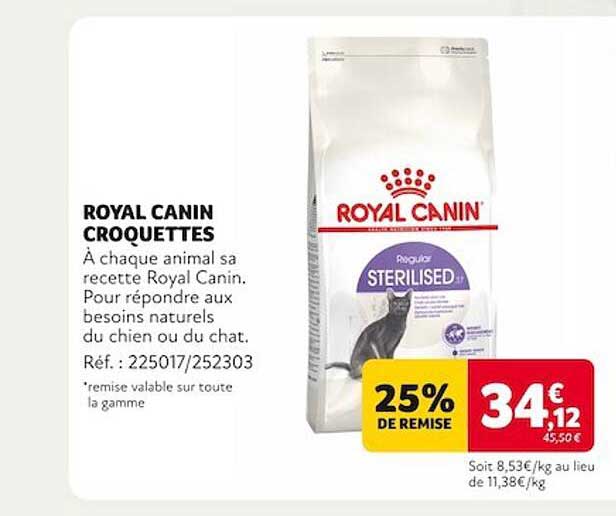 royal canin croquettes