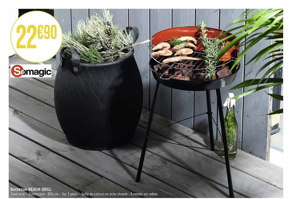 barbecue beach grill somagic
