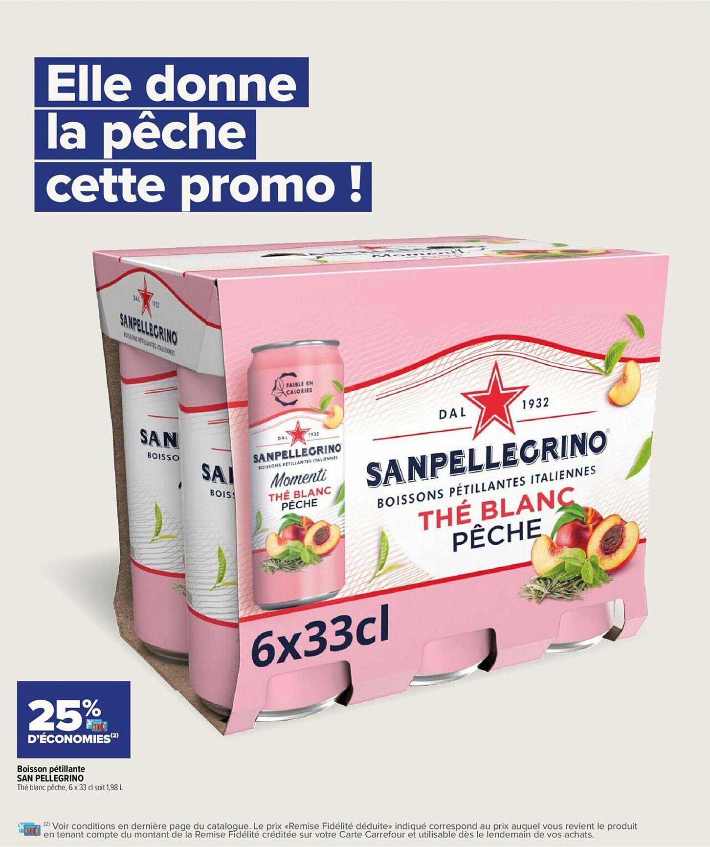 boisson pétillante san pellegrino