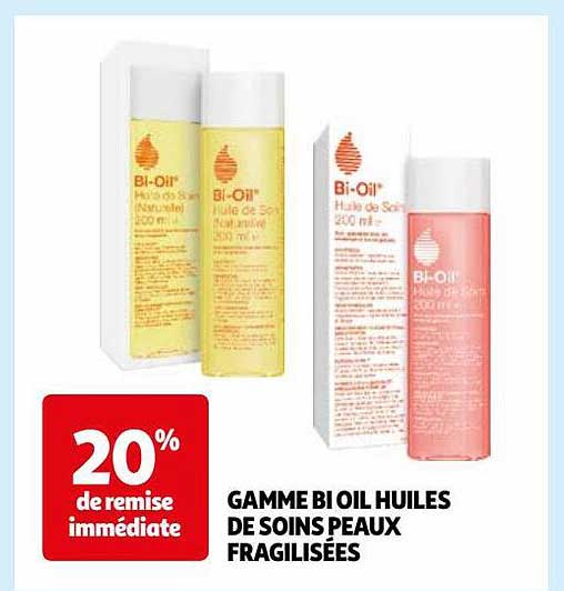 gamme bi oil huiles de soins peaux fragilisées