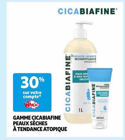 Gamme Cicabiafine Peaux Sèches à Tendance Atopique