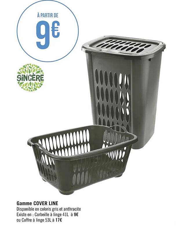 gamme cover line sincère