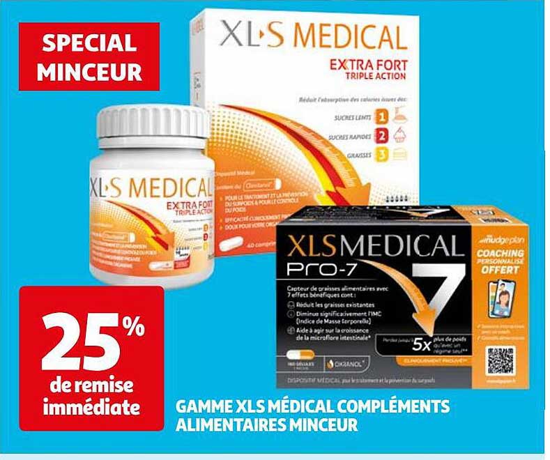 gamme xls médical compléments alimentaires minceur