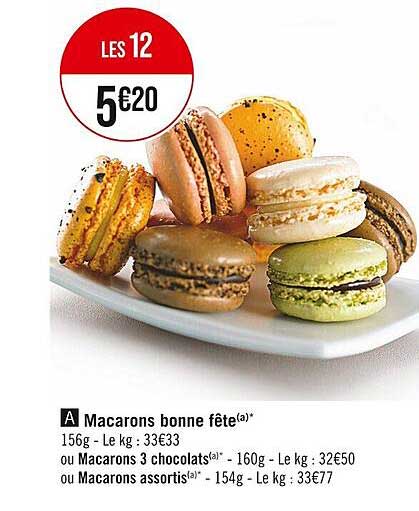 macarons bonne fête