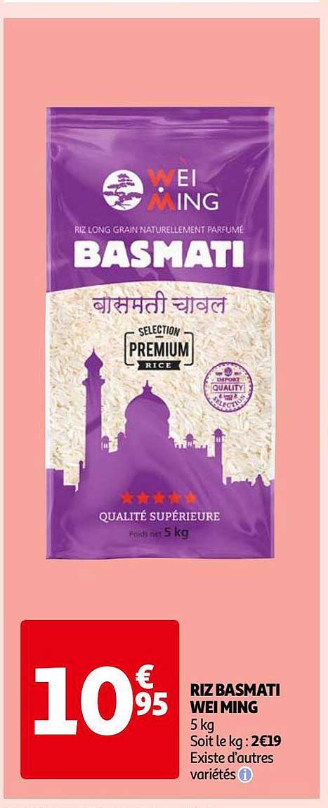 riz basmati wei ming